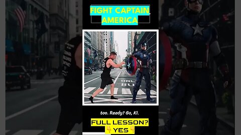 FIGHT CAPTAIN AMERICA - how to fight like captain america for kids