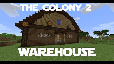 Minecraft Ancient Warfare - The Colony 2 ep 2 - Getting The Workers To Be A Farmer And A Lumberjack