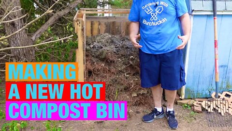 Making a new hot compost bin