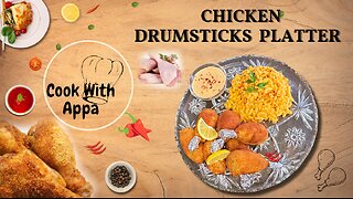 Chicken Drumsticks Platter /Drumsticks Platter /Chicken Platter #drumstickrecipes #deliciouschicken