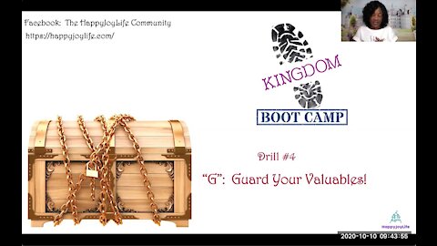 "Kingdom Bootcamp" - "Guard Your Valuables"