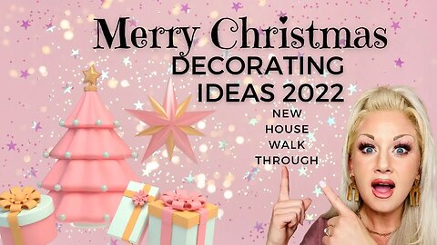 Christmas decorating ideas 2022, New house walkthrough, Dollar tree Diys, Blessed Beyond Measure