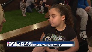 New custom playground opens for kids in Dearborn