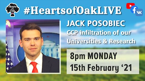 Jack Posobiec joins us to discuss the CCP infiltration of our universities and research 15.2.21
