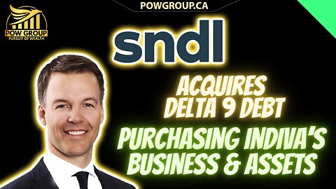 SNDL Purchasing Indiva's Business & Assets, SNDL Acquires Delta 9 Debt, Stock Chart Analysis