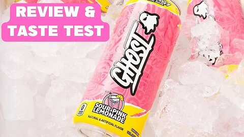 Ghost Sour Pink Lemonade Flavor Review & Taste Test