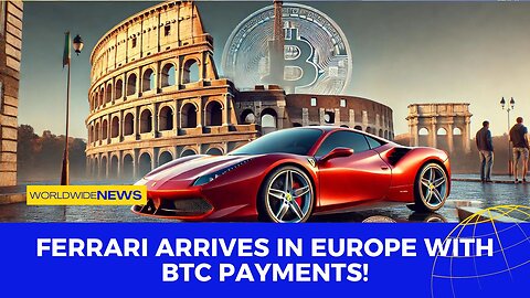 Crypto: Ferrari Arrives in Europe with BTC Payments!