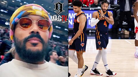 Romeo Miller Watches Derrick Rose Get A Standing Ovation From His Floor Seats In Chicago! 👏🏽