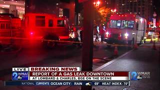Report of Gas Leak Downtown
