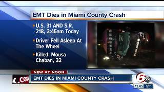 ISP: EMT dies when ambulance driver falls asleep before Miami County crash