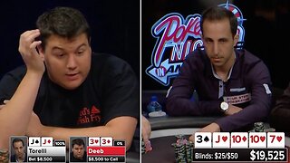 Huge Set over Set Poker Hand between Alec Torelli & Shaun Deeb | Presented by BetRivers