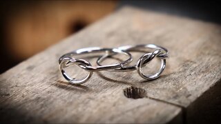 Knot Ring With Only Basic Tools #Shorts