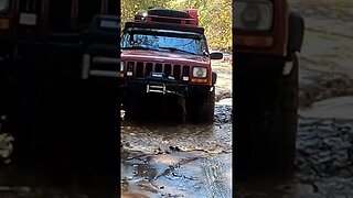 MASSIVE Arkansas OZARK Puddle with Jeep Cherokee XJ an OVERLAND ADVENTURE