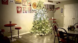 Basement Christmas tree