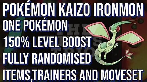 Pokemon Kaizo Ironmon TIME! We got a RUNNER! Flygon time :D Mimic and Mirror move for THE W!