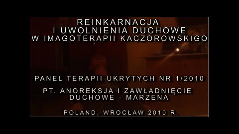 BLOKADY EMOCJONALNE I ZABURZENIA OSOBOWOŚCIOWY ANOREKSJI - TRANS HIPNOTYCZNY /2010 © TV - IMAGO