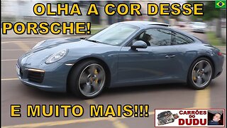 PORSCHE 911 CARRERA 991 E MUITO MAIS - PRAÇA DO ATLÉTICO 10/09/23 CARRÕES DO DUDU #encontrodecarros