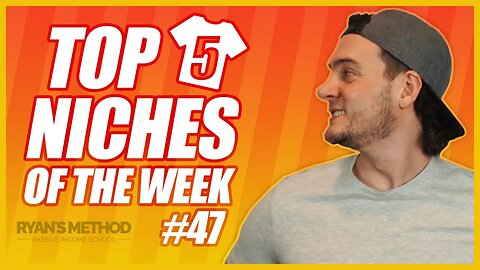 TOP 5 NICHES 🔥 Print on Demand Niche Research #47 — (4/4/2021)