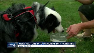 Heat factors into Memorial Day activities