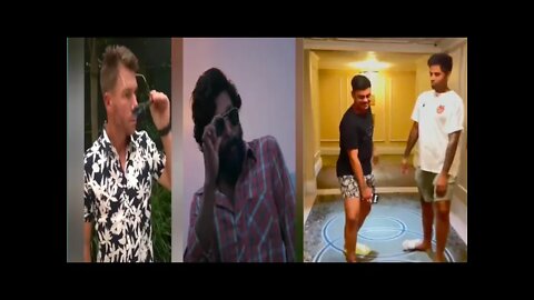 David Warner vs Allu Arjun Srivalli Dance |David Warner Pushpa Srivalli Dance #alluarjun #pushpa2022