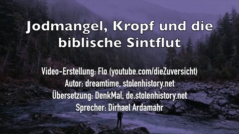 Jodmangel, Kropf und die biblische Sintflut