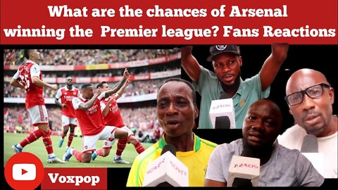 What are the chances of Arsenal winning the Premier league? and reaction to Chelsea 0-1 Arsenal .