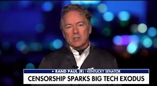 Sen Rand Paul: Big Tech Thinks Republicans Are Deplorables