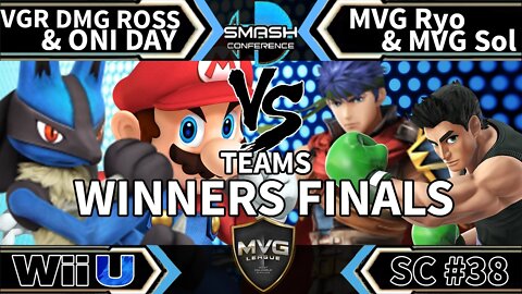 VGR DMG|Ross & ONI|Day vs. MVG|Ryo & MVG|Sol - Teams SSB4 Winners Finals - Smash Conference 38