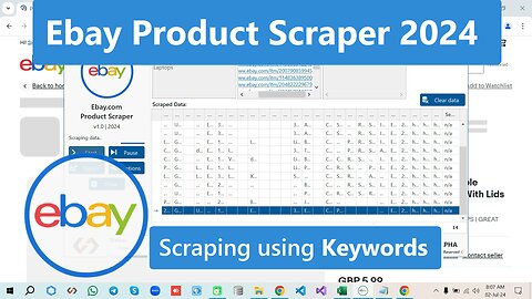 eBay Product Scraper | Extract Products Data from eBay.com in 2024 | By Using Keywords