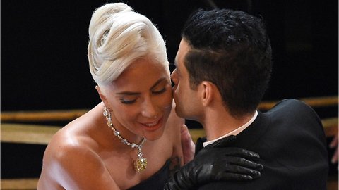 Lady Gaga Fixed Rami Malek's Bow Tie In Adorable Oscars Moment