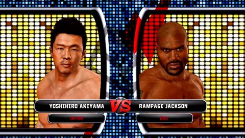 UFC Undisputed 3 Gameplay Rampage Jackson vs Yoshihiro Akiyama (Pride)