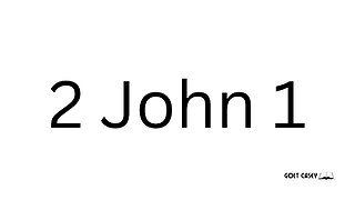 2 John 1 - Daily Random Bible Chapter