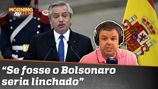 Paola reage a fala racista de Fernández: 'Asqueroso. Bruto. Imbecil'