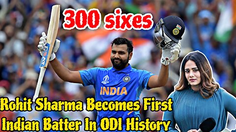 Cricket World Cup 2023: Rohit Sharma Becomes First Indian Batter In ODI History