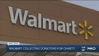Walmart collecting donations for charity