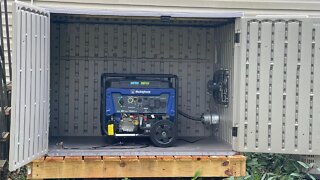 Finished Building a quiet generator shed, part 3