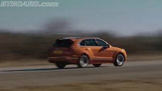 [4k] 635 HP Bentley Bentayga Speed top speed 306 km/h 190 mph W12 biturbo. World's fastest SUV!