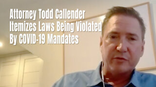 Attorney Todd Callender Itemizes Laws Being Violated By COVID-19 Mandates