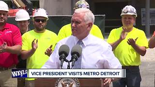 Vice President Mike Pence touts tax cuts during metro Detroit visit