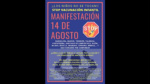 Padres por la Verdad te invita a la gran Manifestación 14 de agosto