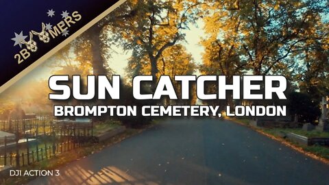 SUN CATCHER BROMPTON CEMETERY LONDON #djiaction3