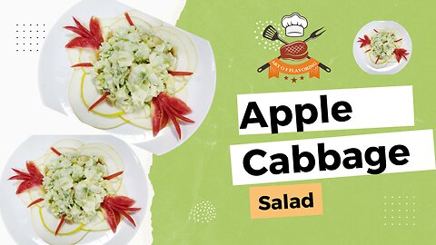 Apple Cabbage Salad | How To Make Apple-Cabbage Salad || Healthy Salad Recipe