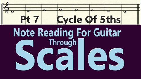 How To Read Guitar Sheet Music Book | Audio Book | Part 7 - Cycle of 5ths