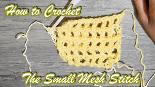 How to Crochet a Super Easy Mesh Stitch for Summer