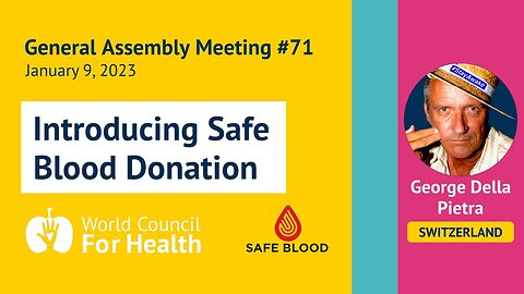 Introducing WCH Coalition Partner Safe Blood to the World