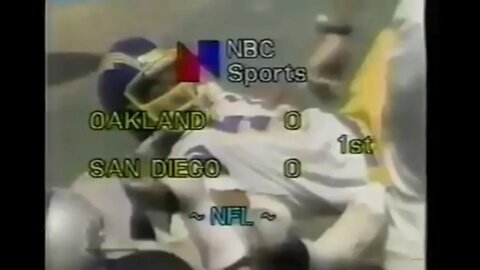 1978-09-10 Oakland Raiders vs San Diego Chargers