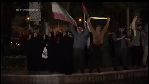 Hardline celebrate in Tehran after Iran attack Israel with missiles drones