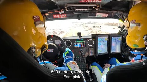 This is the Dakar rally Raw onboard footage with Tim and Tom Coronel Dakar 2023