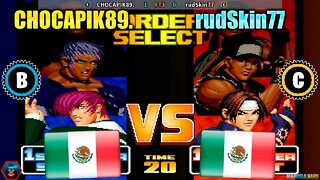 The King of Fighters '98 (CHOCAPIK89. Vs. rudSkin77) [Mexico Vs. Mexico]