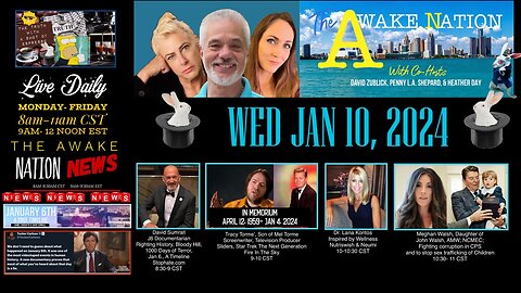 The Awake Nation 01.10.2024 NYC Secret Tunnel Synagogue Linked To Child Sexual Abuse For 30 Years!